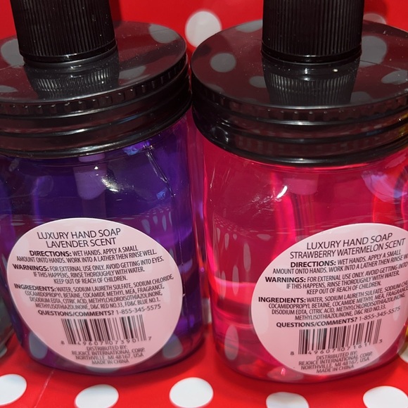 Pick 2 Mason Jar Luxury Hand Soap Bliss Lavender Lemonade Strawberry Watermelon - Picture 7 of 9